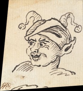 Grotesque Male Head by William Hogarth